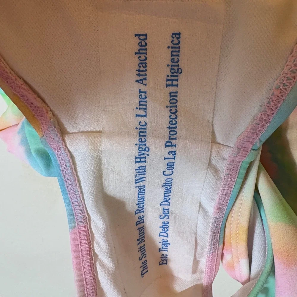 Stoney Clover Lane x Target Tie Dye One Piece Swimsuit Medium NWOT